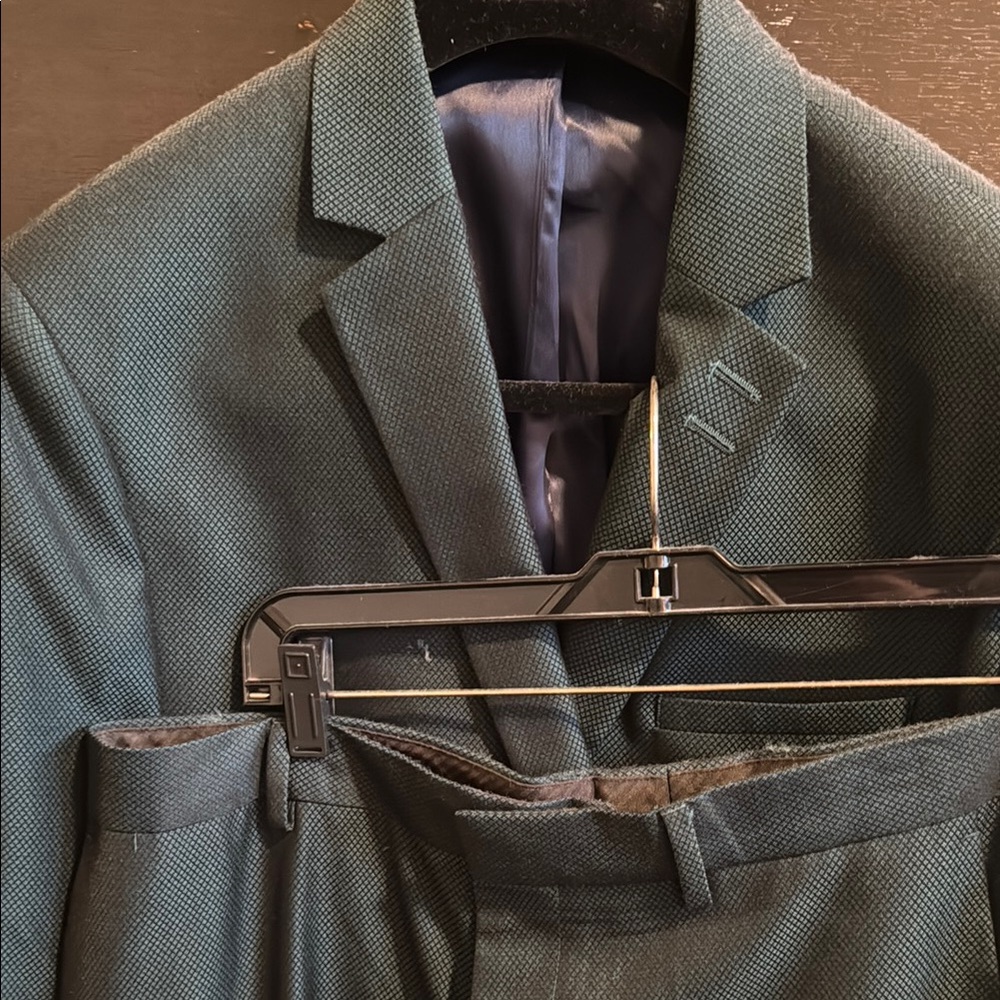 Topman Teal Suit Jacket